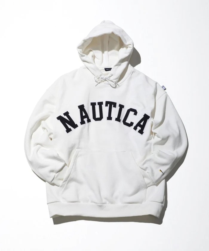 限時特價預購┃日線 NAUTICA  Arch Logo Sweat Hoodie 2.2 連帽 小標籤 帽T 寬鬆 oversize 長谷川昭雄