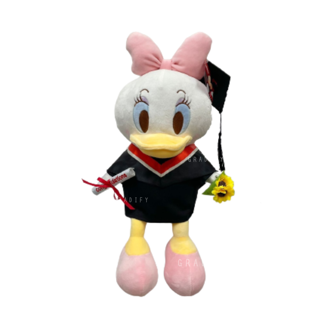 🎓 45cm Daisy畢業公仔 - PolyU Speed 學士