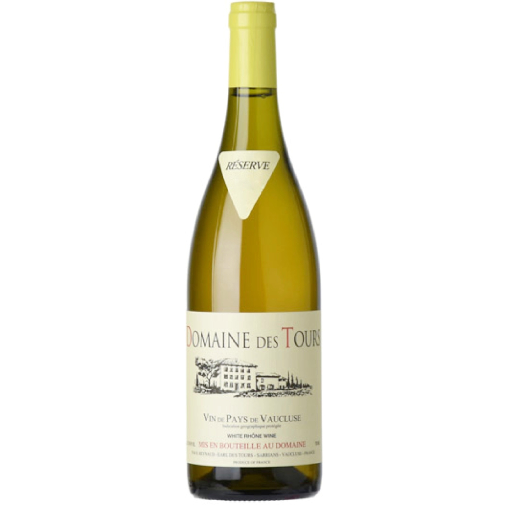 2014 Domaine des Tours Vin de Pays de Vaucluse Blanc