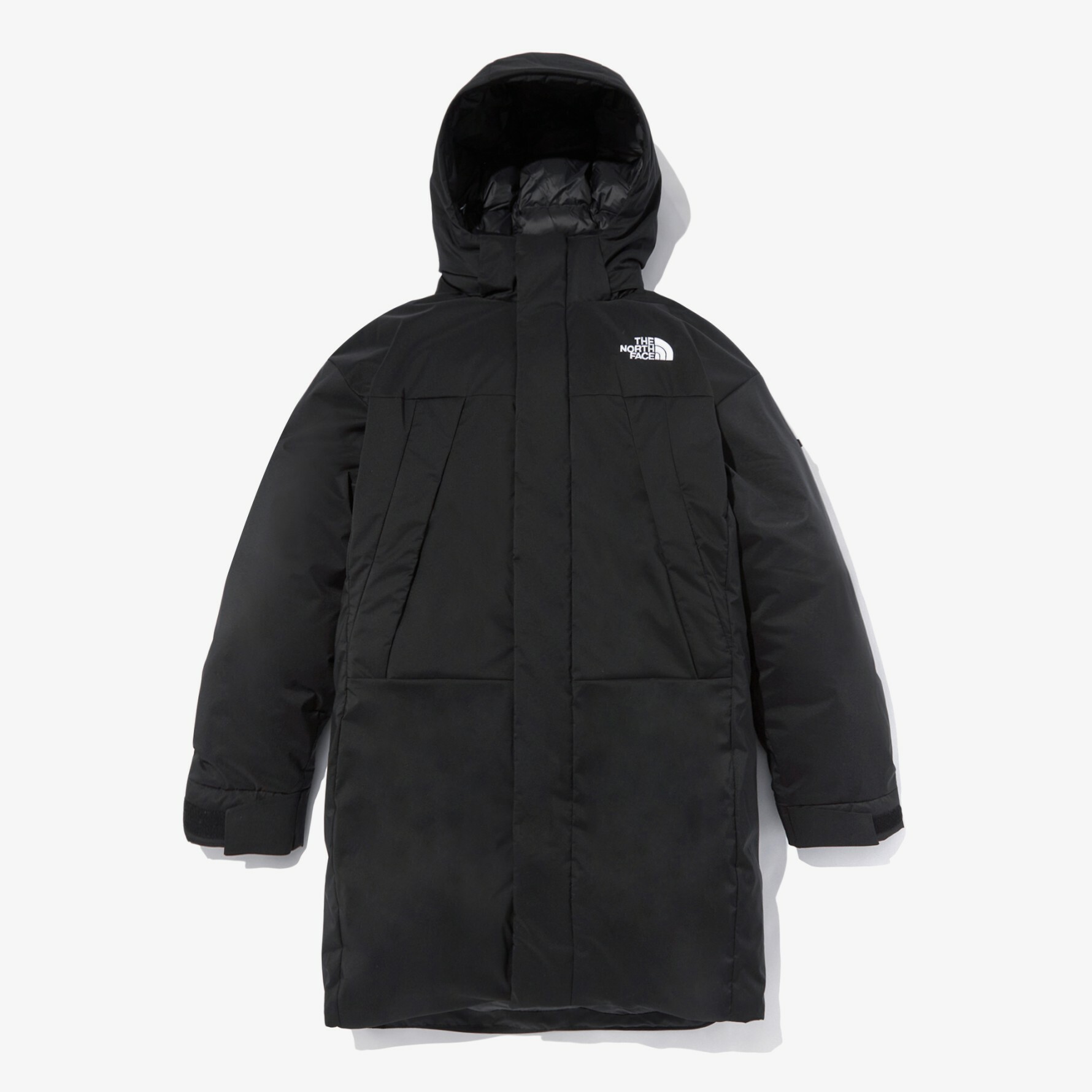 THE NORTH FACE AIR HEAT DOWN COAT 長板連帽羽絨外套黑NC2DN50A