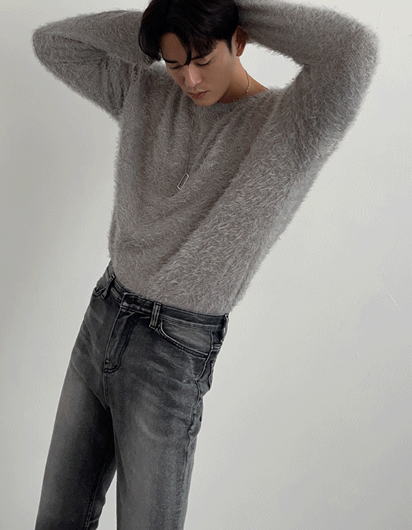 Paul馬海毛直筒長袖T恤