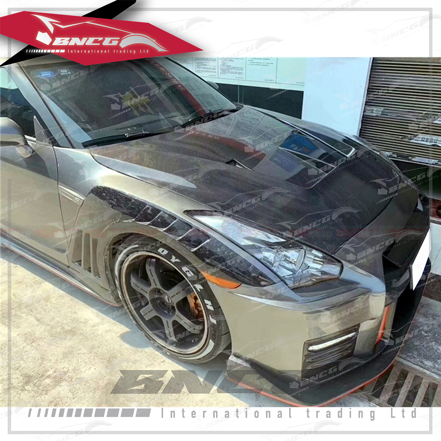 日產 Nissan 東瀛戰神 GTR R35 改裝 卡夢 碳纖維 外觀件 空力套件 LB-2款 引擎蓋