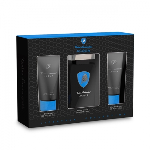 【GISH Beauty】Lamborghini 藍寶堅尼 水能量男性淡香水125ml禮盒