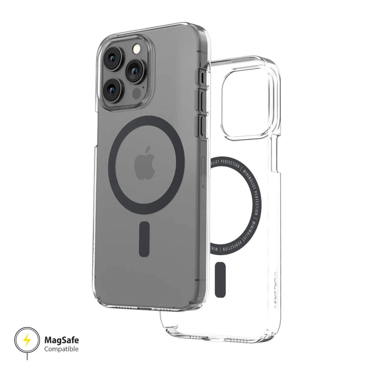 Caudabe Lucid Clear MagSafe  玻璃感手機殼 -iPhone 14 Pro Max (三鏡頭)