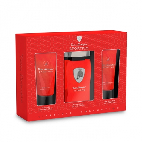 【GISH Beauty】Lamborghini 藍寶堅尼 紅牛能量男性淡香水125ml禮盒