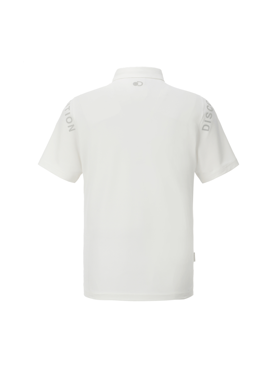 Discovery 涼感 大字LOGO 短袖 T恤 襯衫 戶外 白色 男