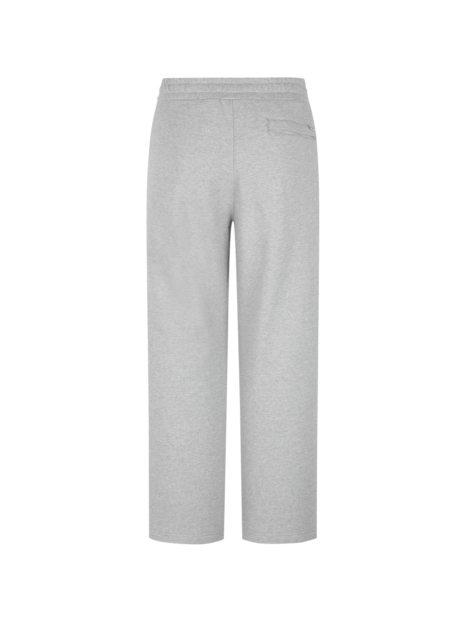 Discovery 側邊LOGO 混紡 厚 長褲 運動褲 灰色 男