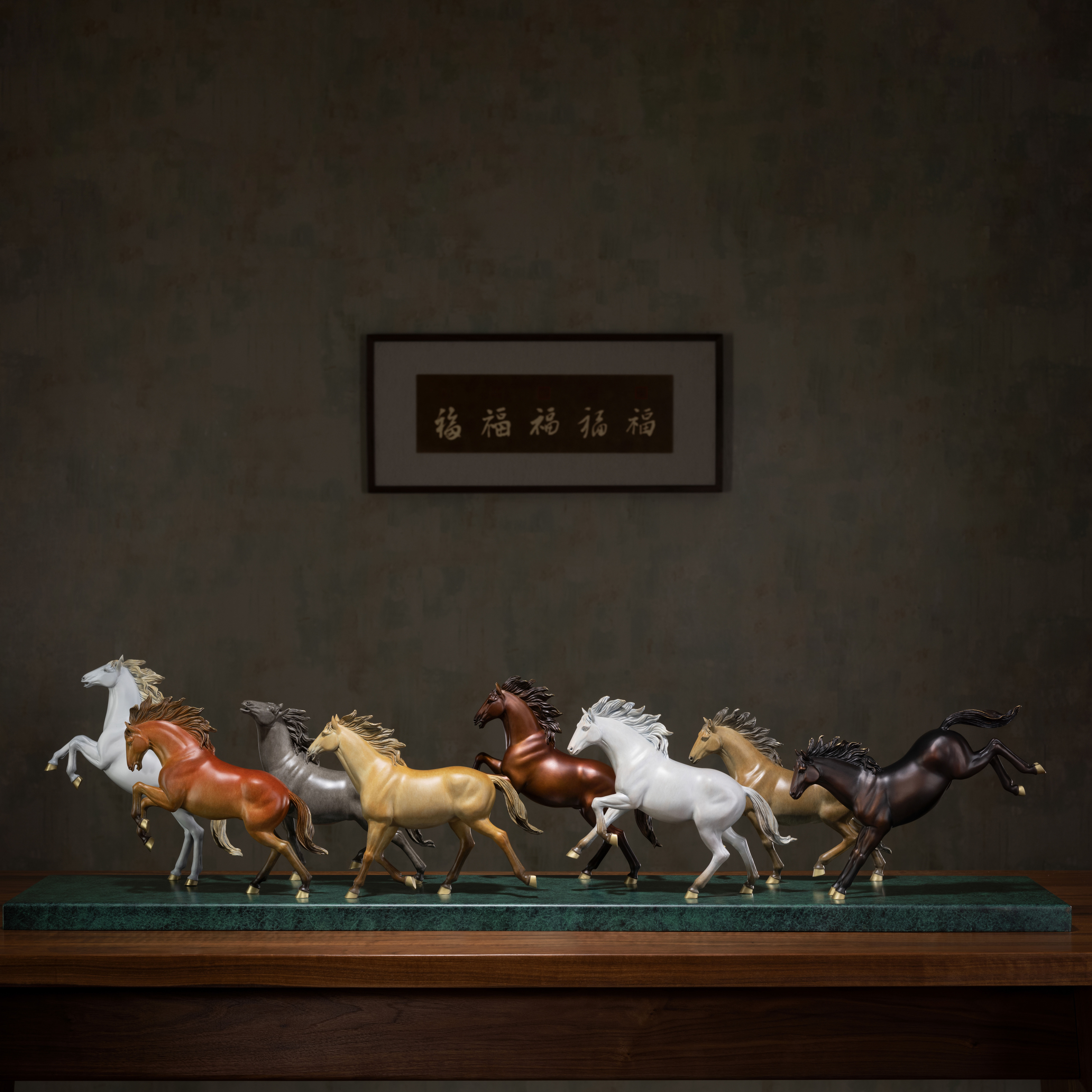 八駿馬｜銅作工藝品