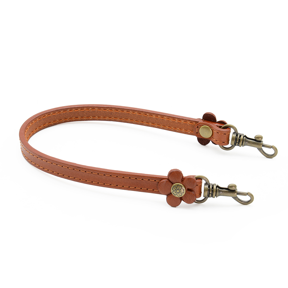 花朵真皮手機小提把/條