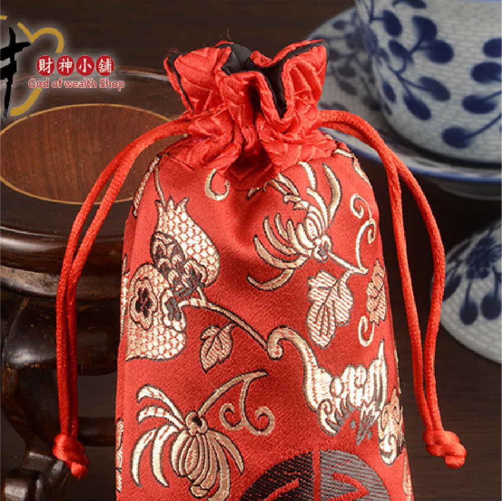 【財神小舖】生肖蛇-祈福福袋(紅)(含開光)