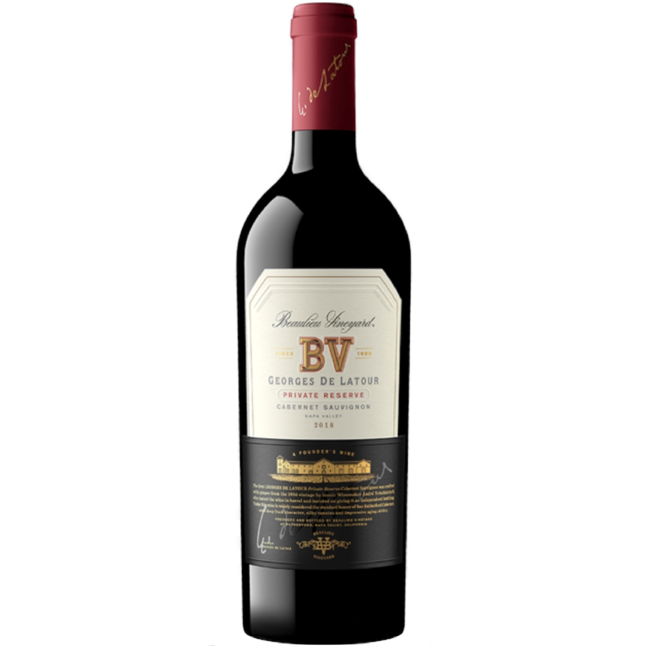 2018 Beaulieu Vineyard BV Georges de Latour Private Reserve Cabernet Sauvignon