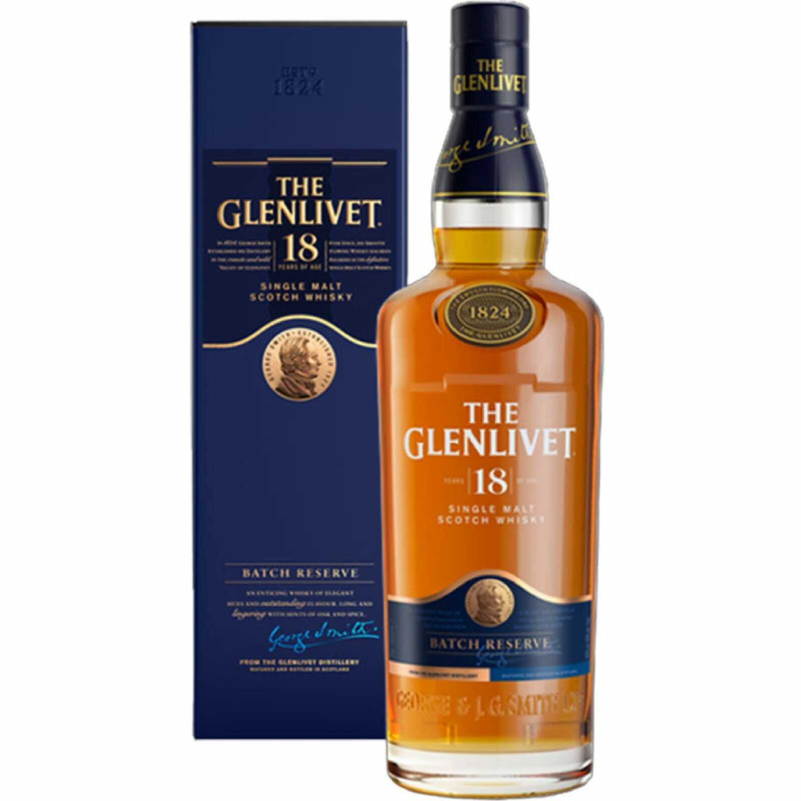The Glenlivet 18 Year Old Whiskey