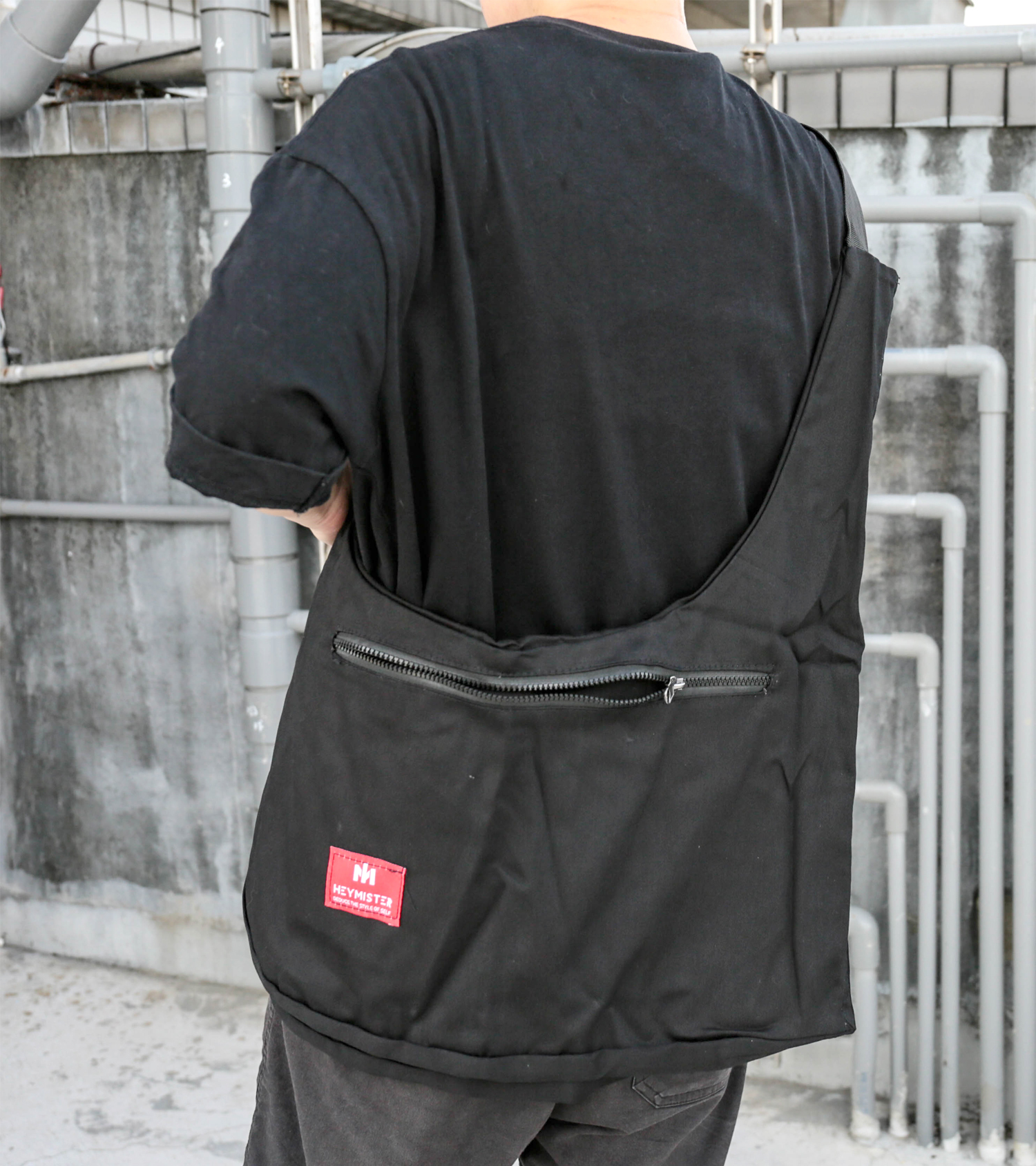 背心 x 帆布包|多用工裝風斜背可調式背心包