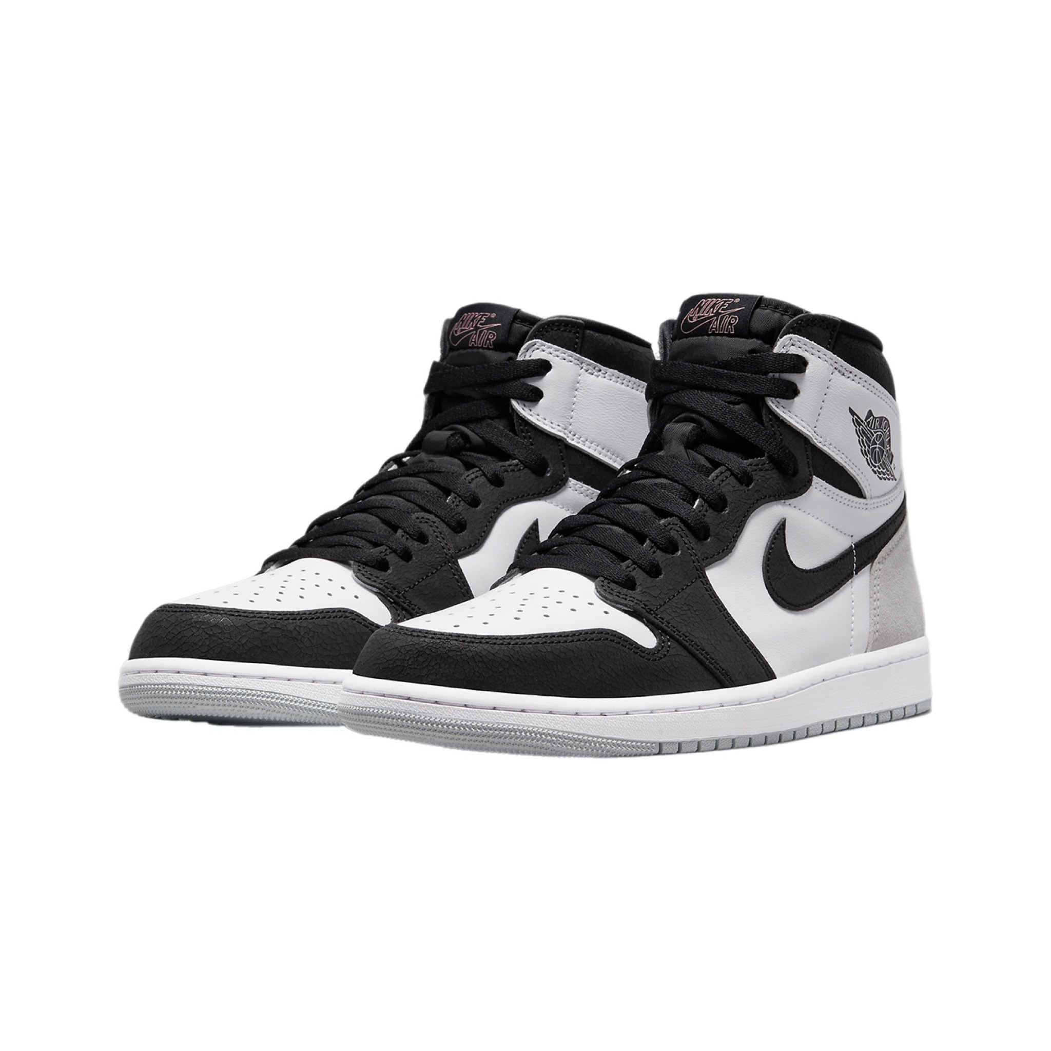 NIKE AIR JORDAN 1 RETRO HIGH OG "BLEACHED CORAL" 黑白灰 男鞋 555088-108