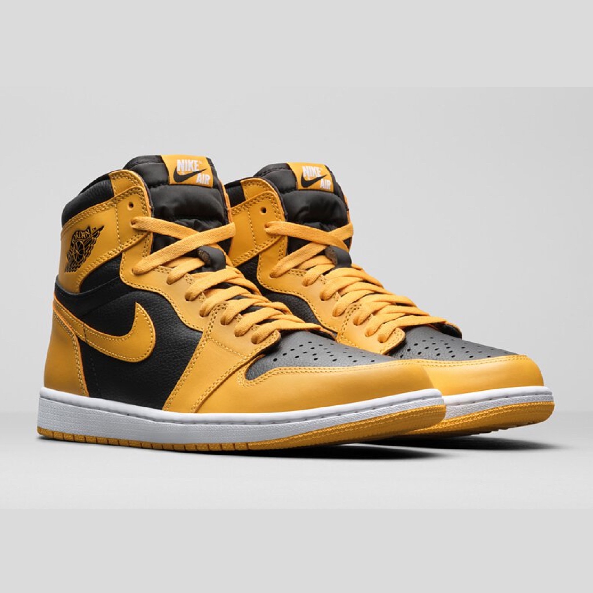 NIKE AIR JORDAN 1 RETRO HIGH OG "POLLEN" 黑黃武當 555088-701