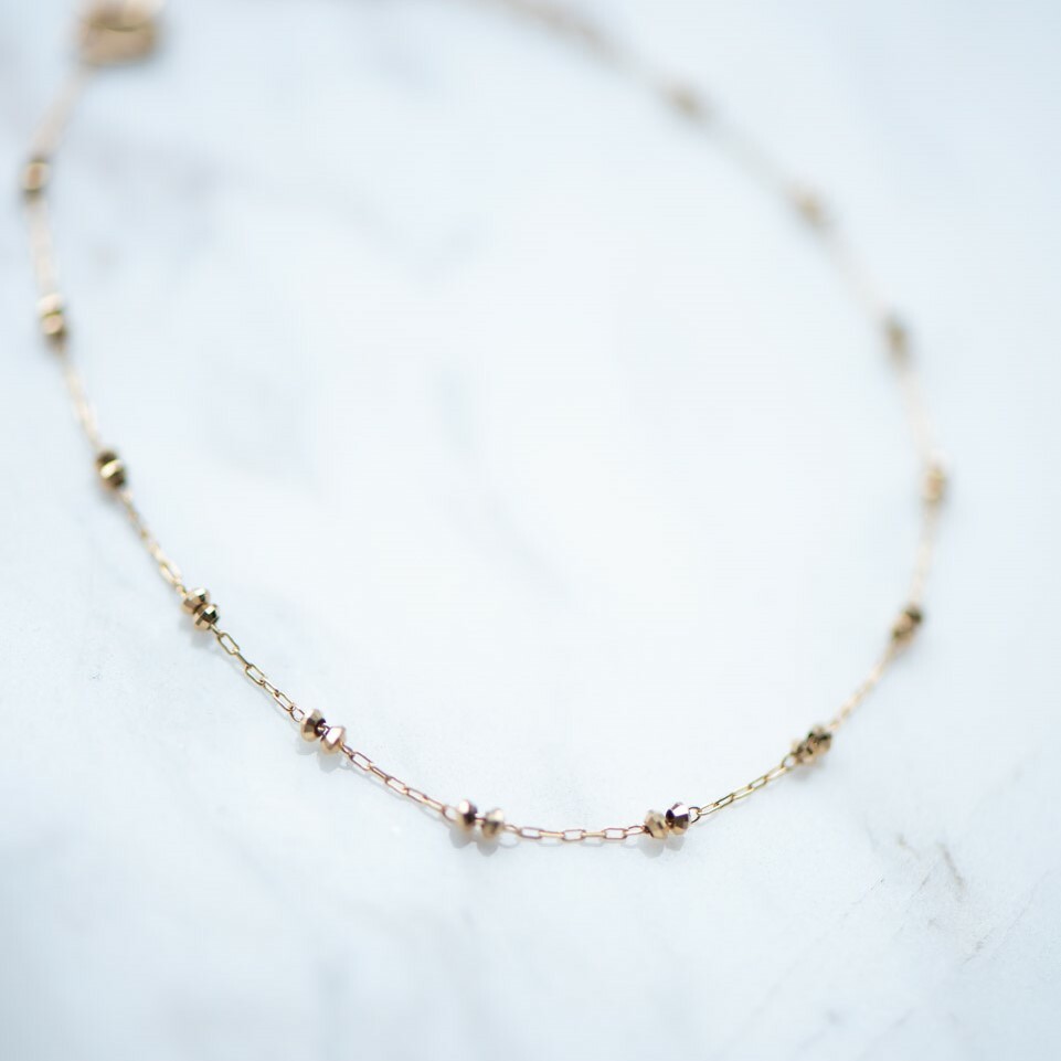 18K Stardust Plain Gold Bracelet