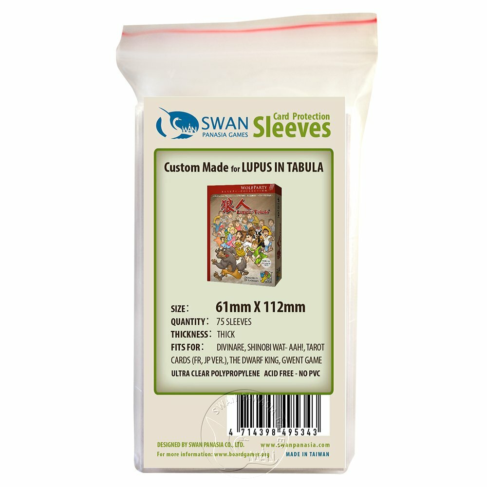 Swan Card Sleeve 61X112MM