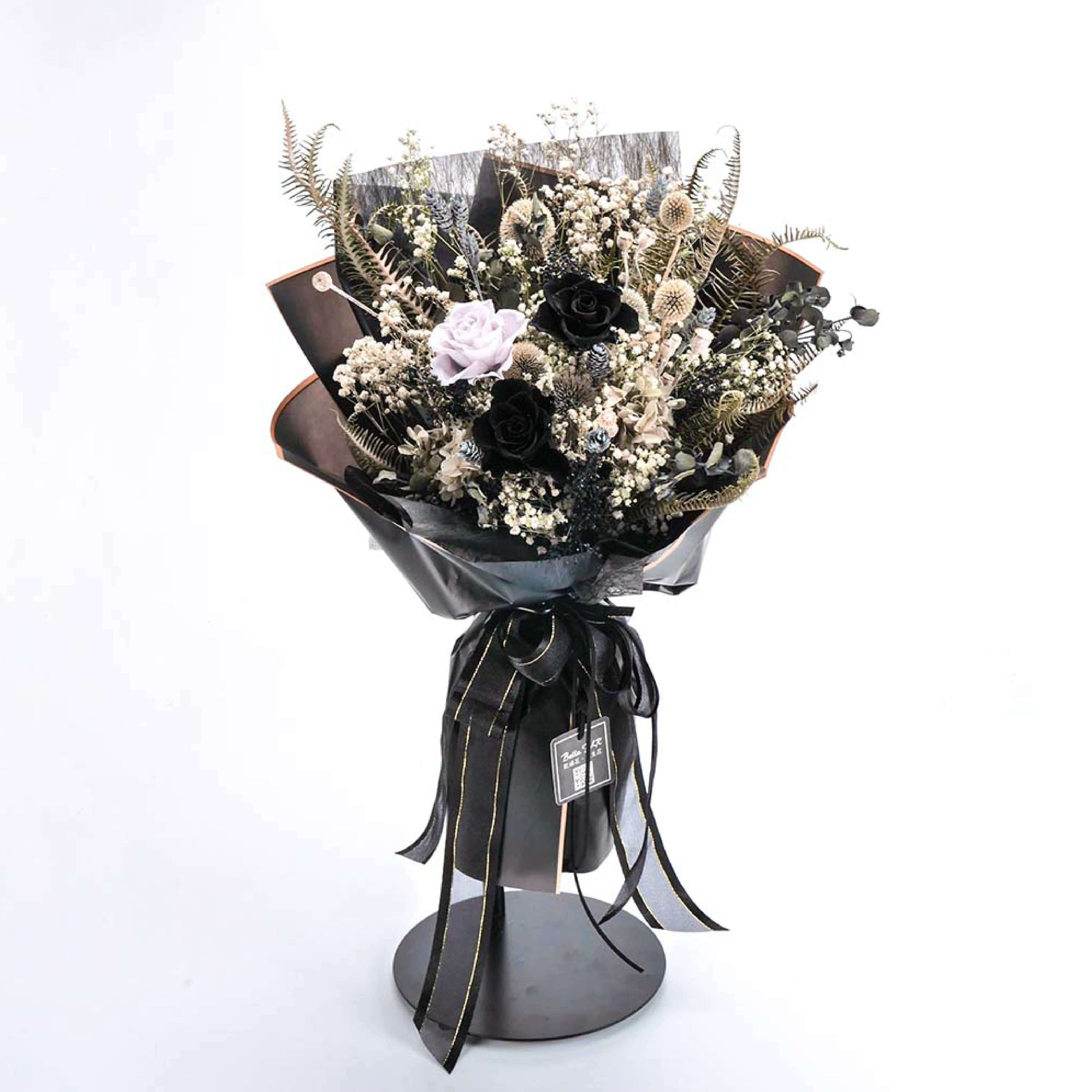 【霸道總裁的溫柔宣言】中型永生乾燥花束