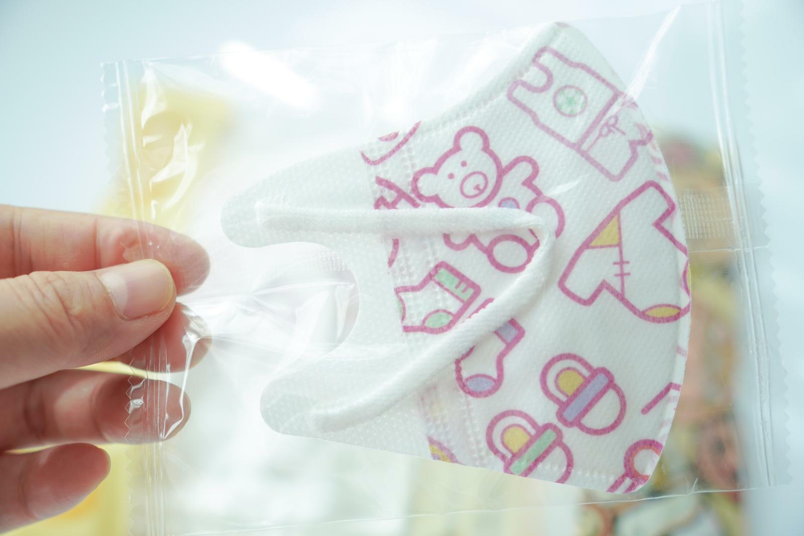 動物大派對：Lanchester 3D立體彈力耳繩卡通口罩(Baby-B) 幼兒 十片獨立包裝