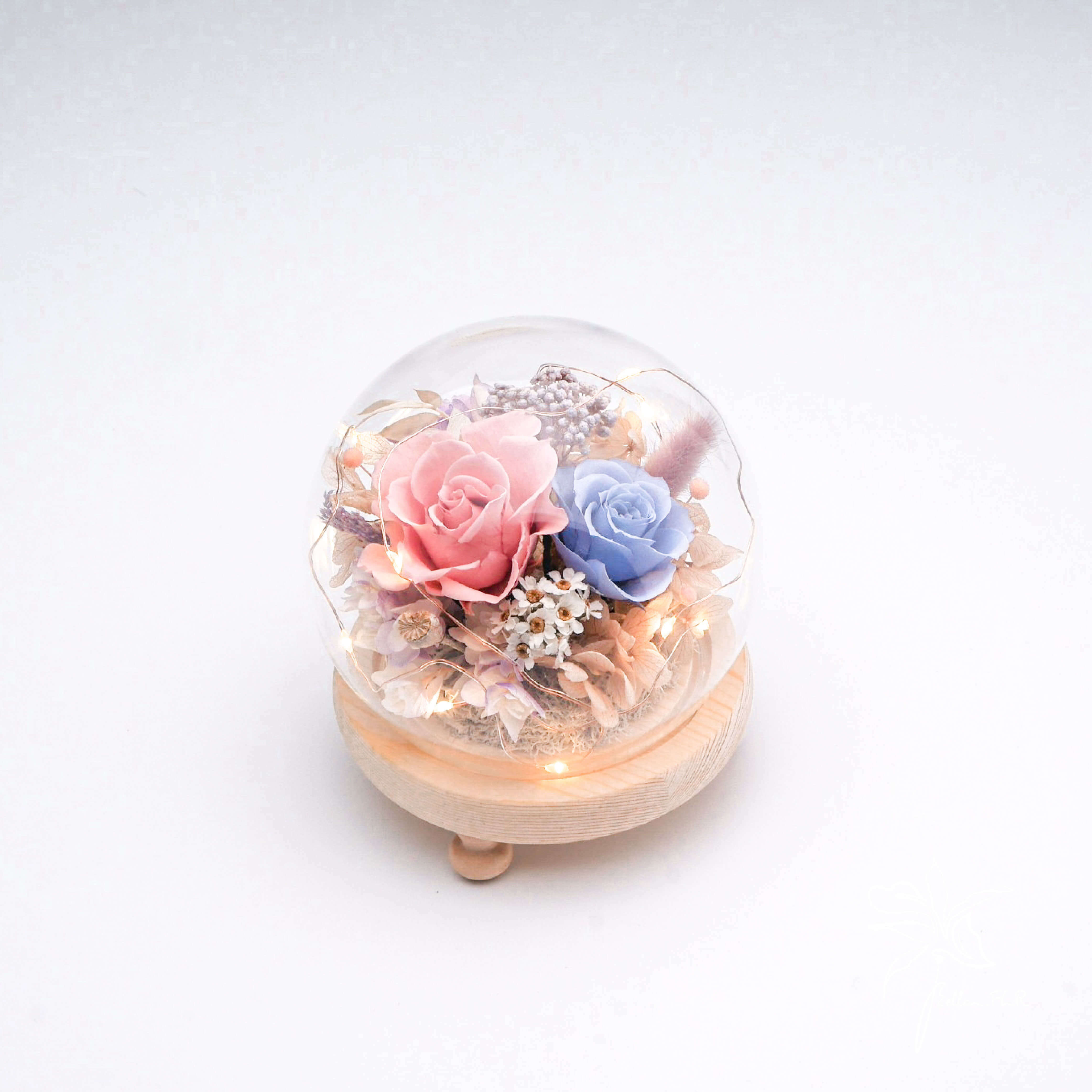 【你的溫柔】圓球玻璃花盅-小