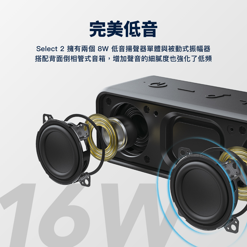 Anker Soundcore Select 2防水藍牙喇叭