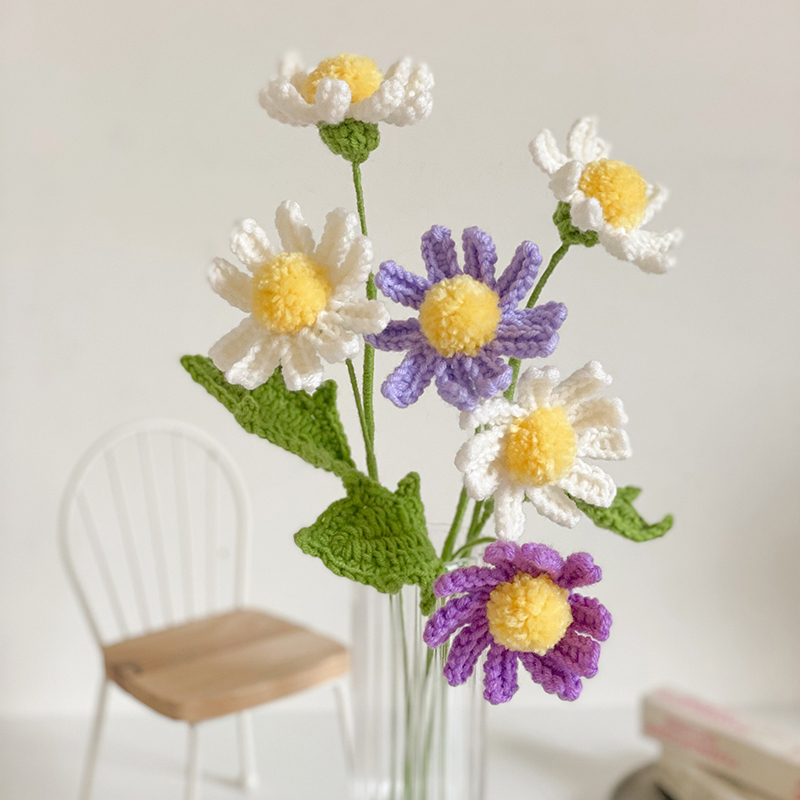 針織花-小雛菊