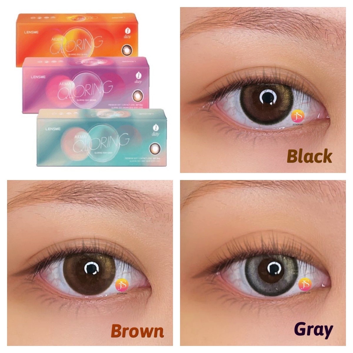 Lensme Akma Qloring 1 Day (30片)(Brown)