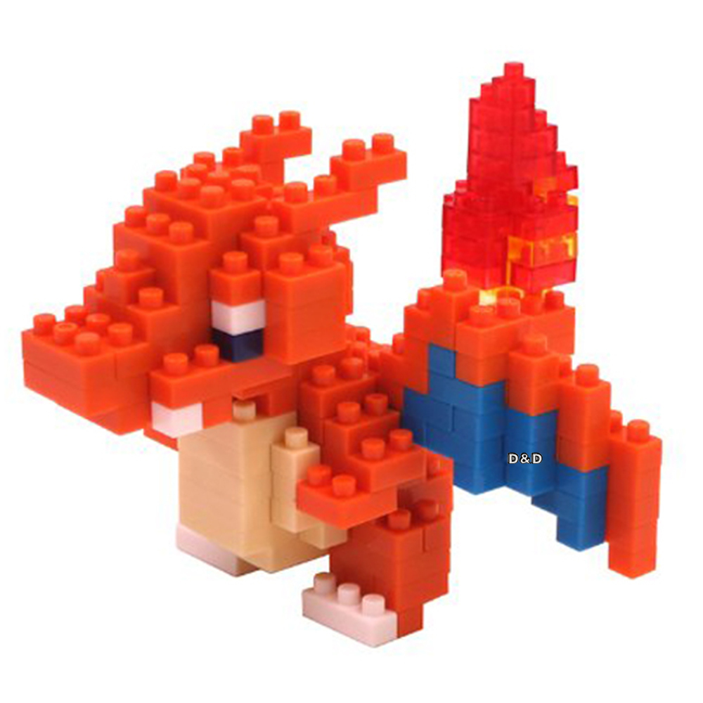 《 Nano Block 迷你積木 》【 寶可夢系列 】 NBPM-008 噴火龍