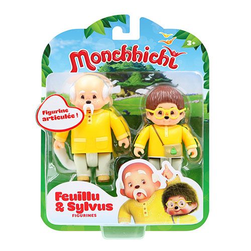 《 Monchhichi夢奇奇 》人偶公仔-Feuillu&Sylvus