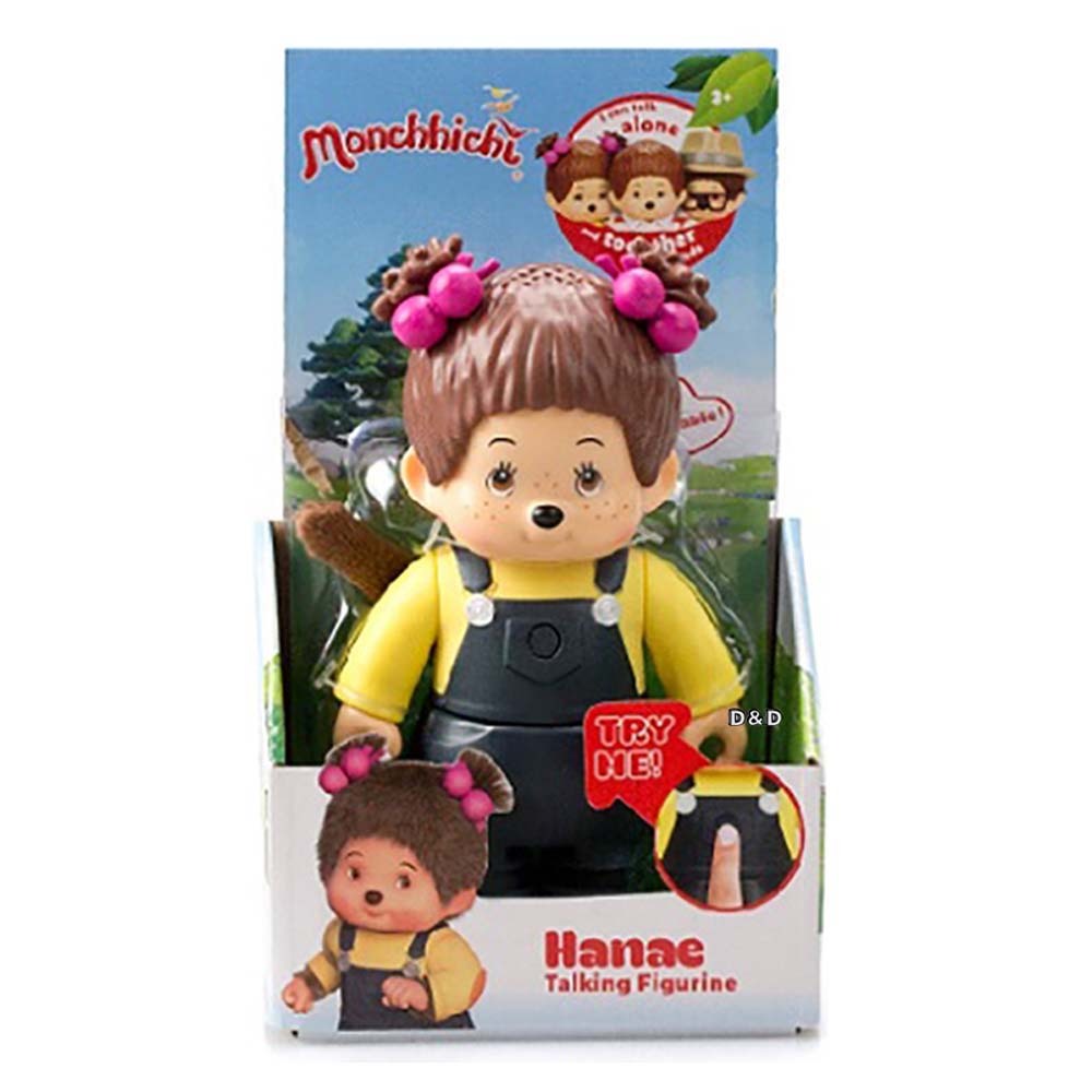 《 Monchhichi夢奇奇 》夢奇奇說話玩偶-花花