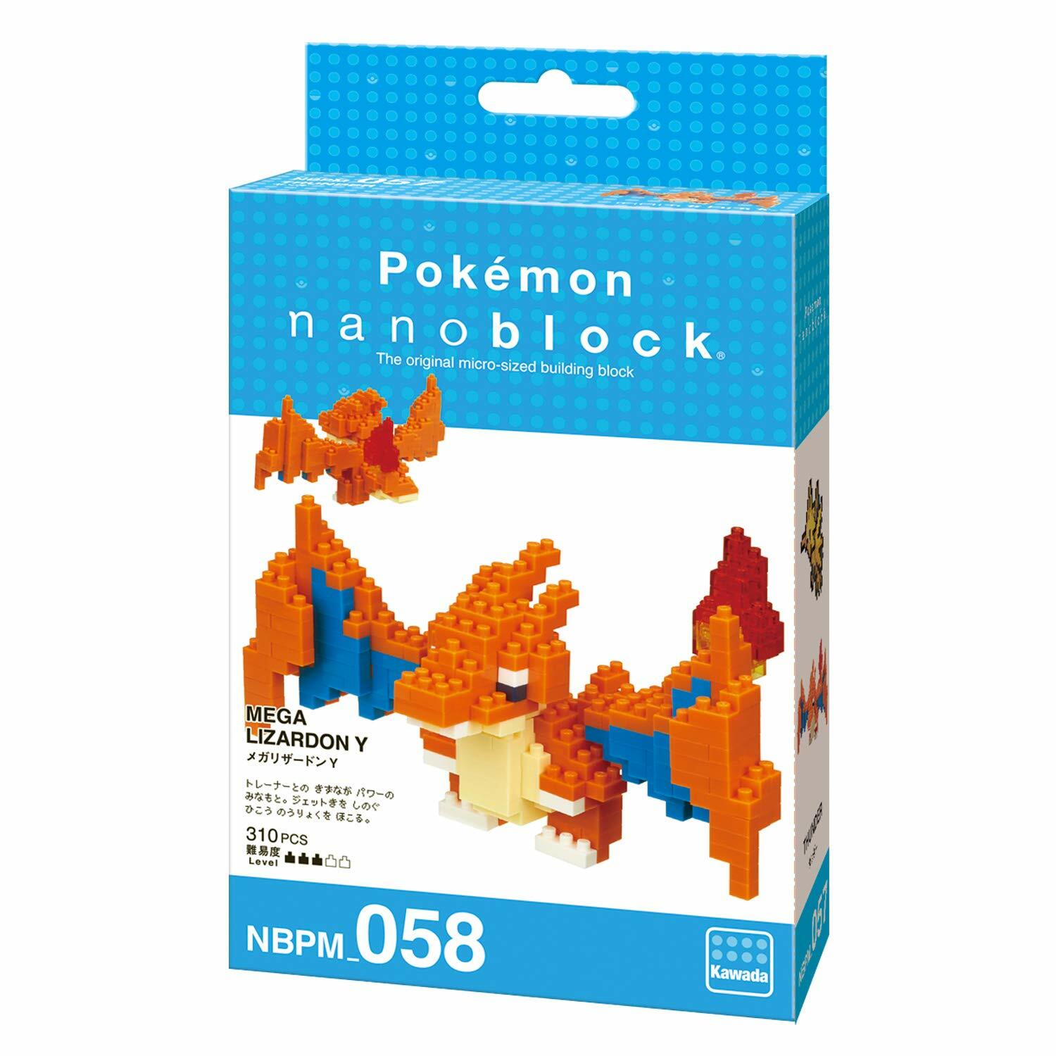 《Nanoblock 迷你積木》【 寶可夢系列 】NBPM-058 Pokemon MEGA噴火龍Y