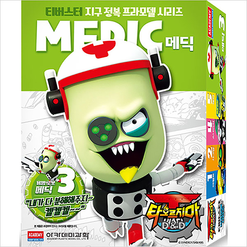 《 T-BUSTER 迷你特工 》組裝公仔 - 麥踢