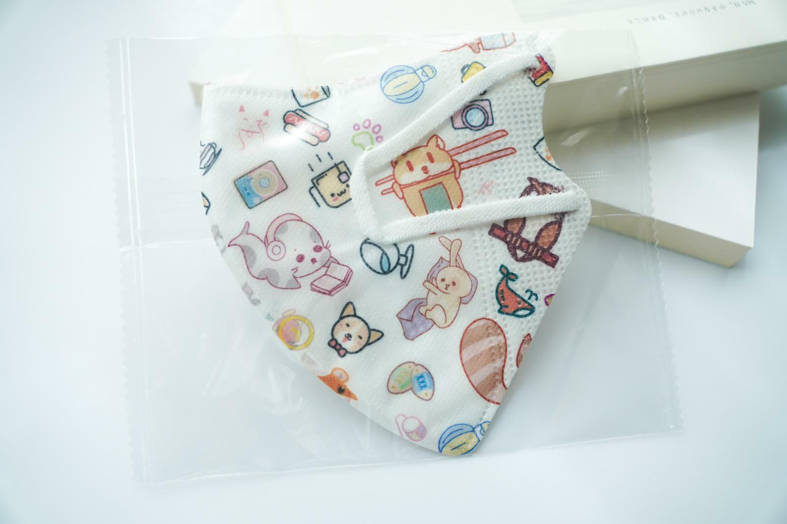 動物大派對：Lanchester 3D立體彈力耳繩卡通口罩(Zoo-C) 小童十片獨立包裝