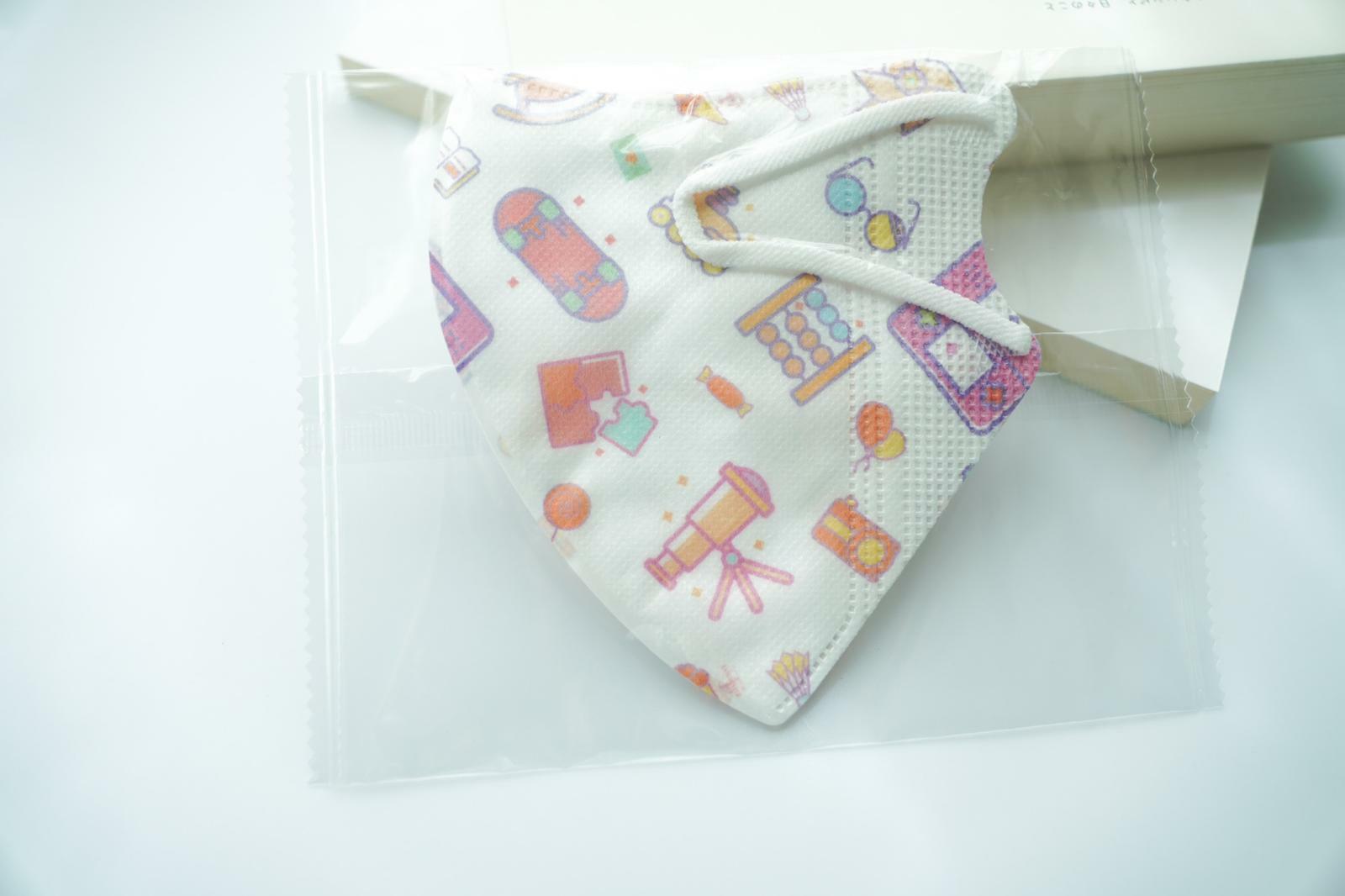 動物大派對：Lanchester 3D立體彈力耳繩卡通口罩(Baby Toy-D) 小童十片獨立包裝