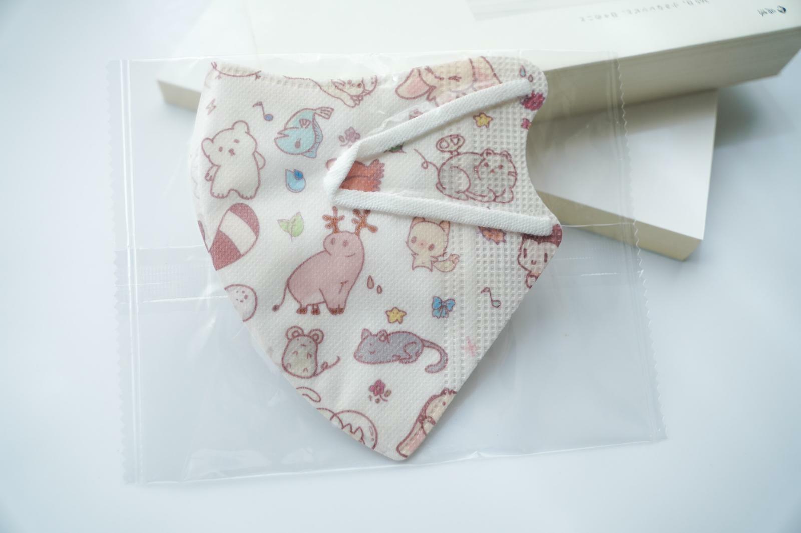 動物大派對：Lanchester 3D立體彈力耳繩卡通口罩(Zoo-A) 小童 十片獨立包裝