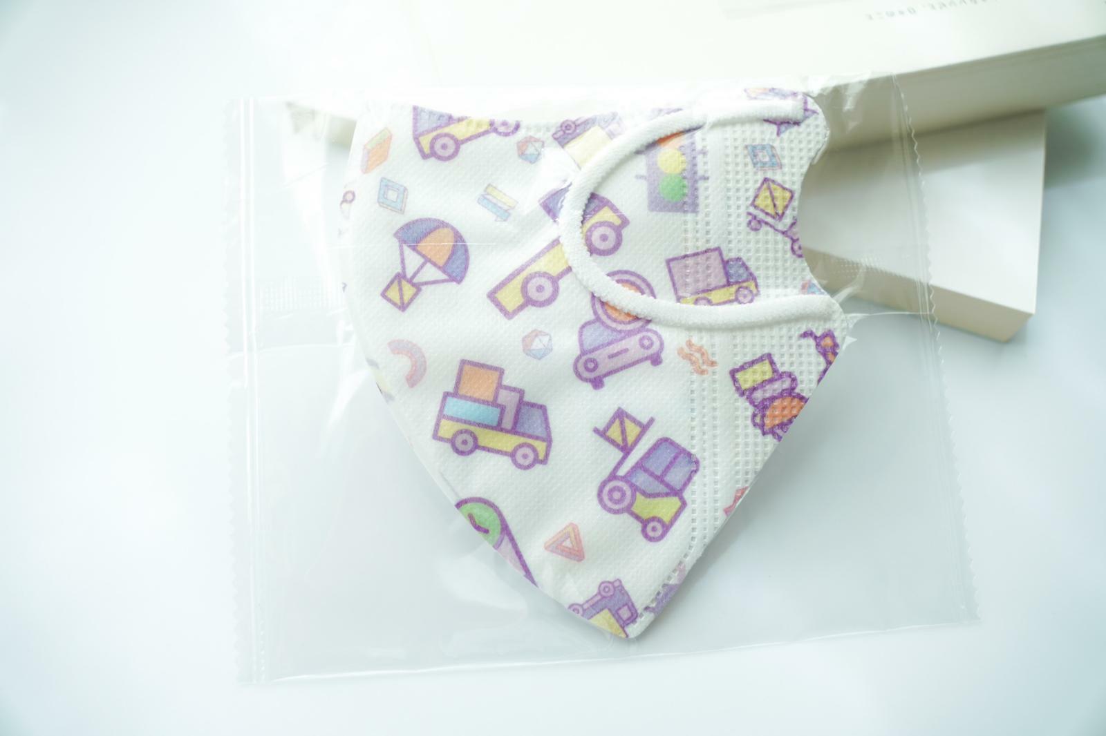 動物大派對：Lanchester 3D立體彈力耳繩卡通口罩(Baby Toy-C) 小童十片獨立包裝