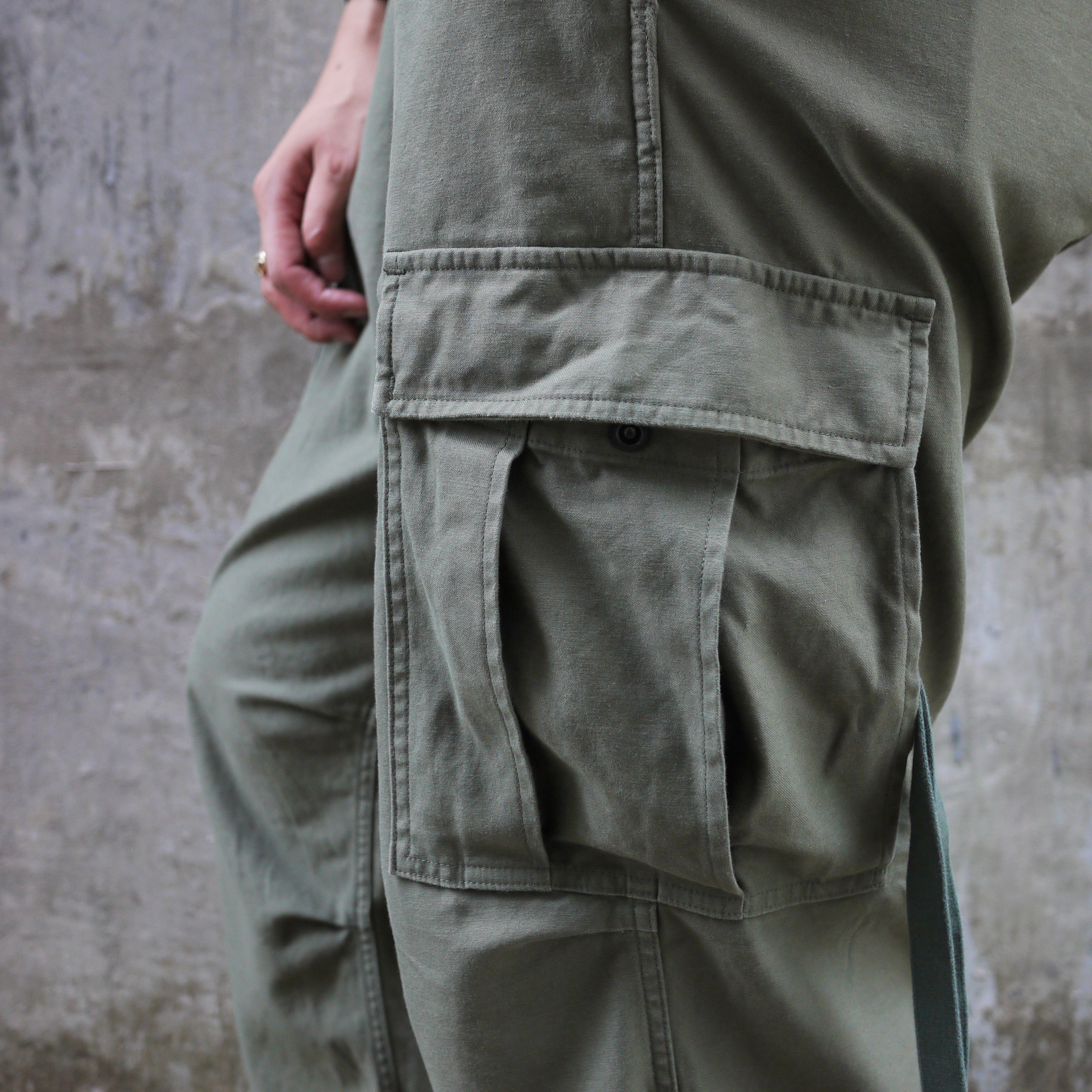 Nigel 【ピンク】 Cabourn - 🎮 50s MOUNTAIN ARMY PANT - GREEN