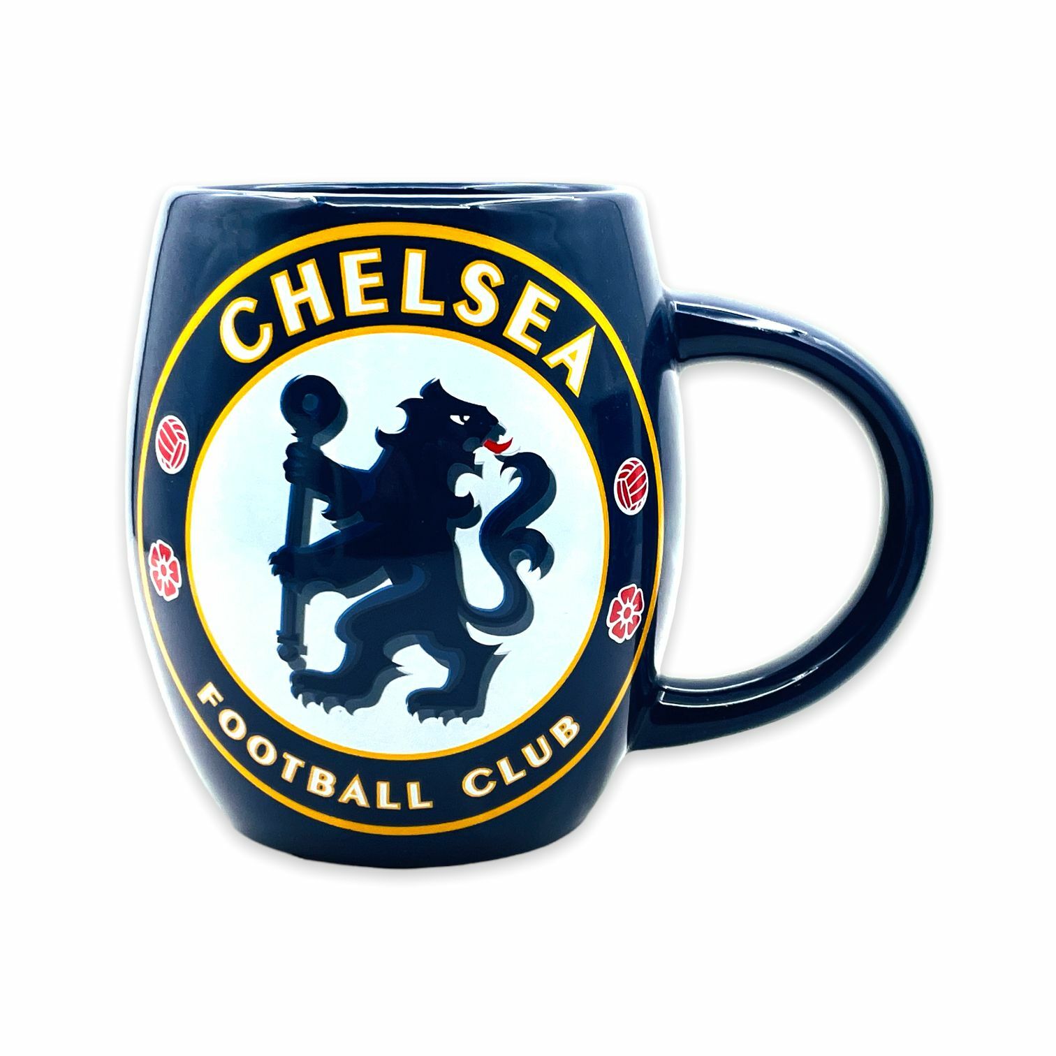 車路士藍色會徽大水杯