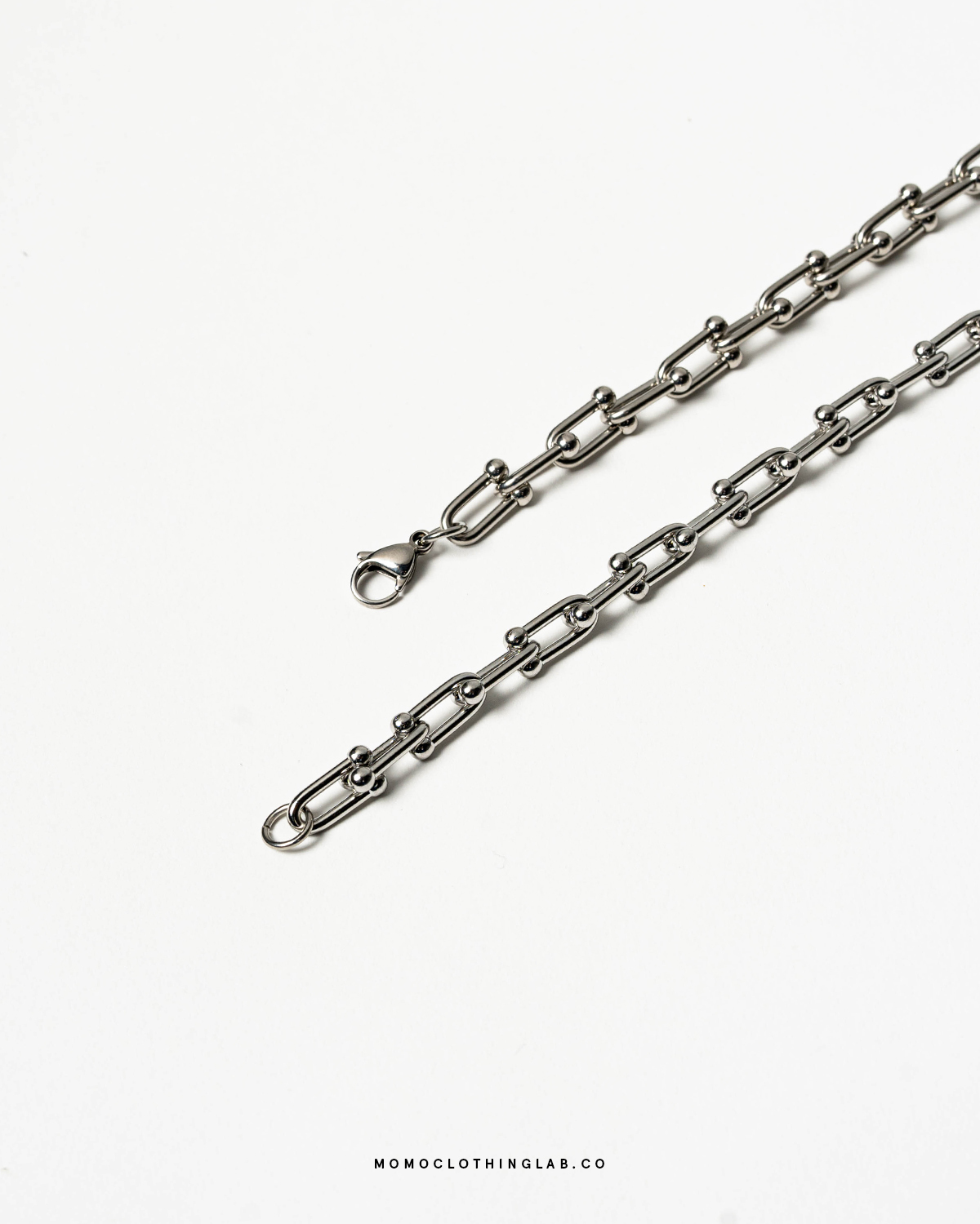 #現貨 (ACCB512) 鋼手鍊 馬蹄扣U型鍊