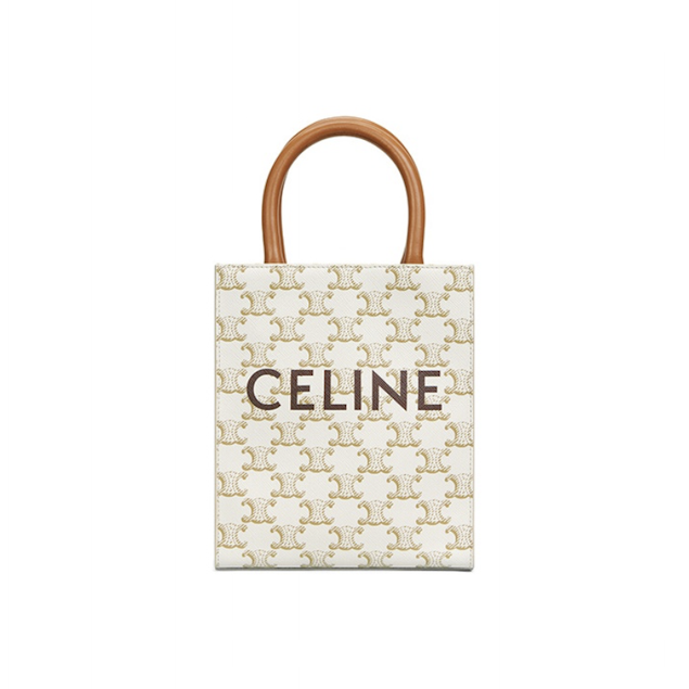 Celine Mini Tote 迷你老花托特包 米白