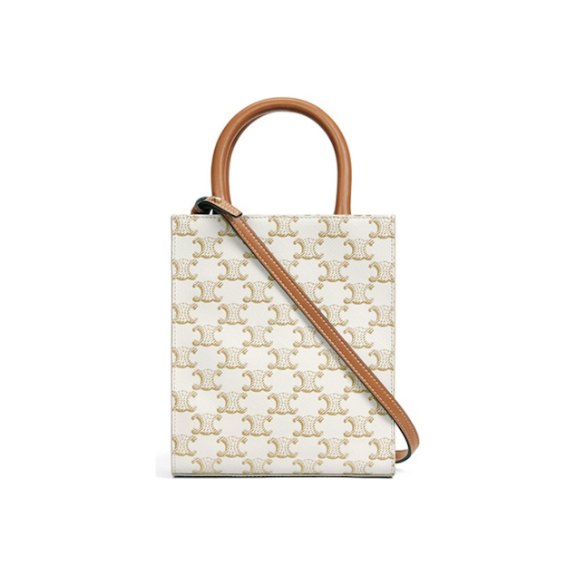 Celine Mini Tote 迷你老花托特包 米白