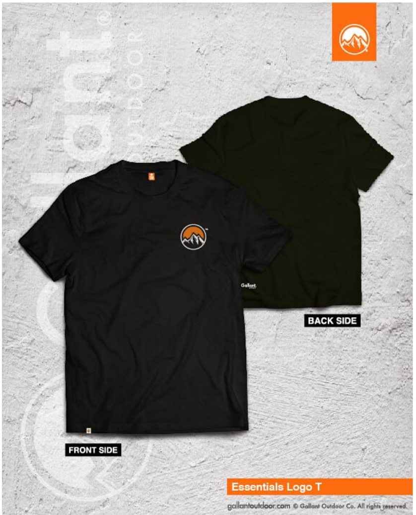 ▲Gallant-Essentials LOGO T 短袖胸前小LOGO T