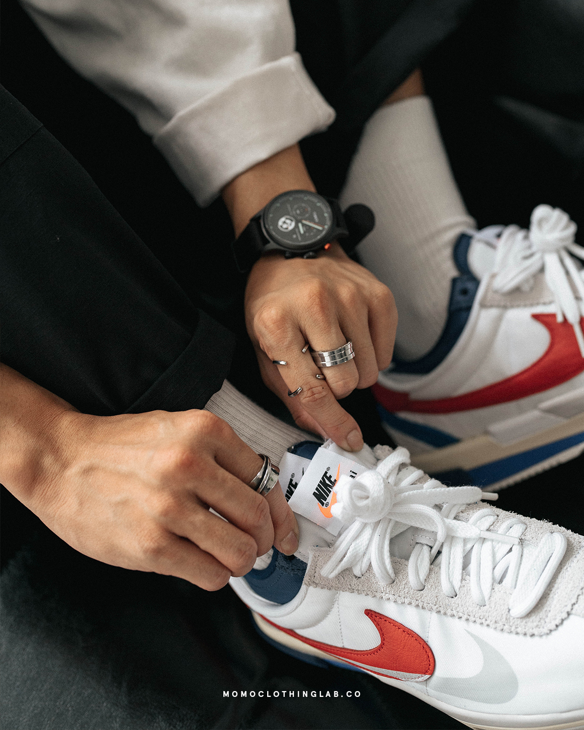 #現貨 (ACCR535) 鋼戒 四爪幾何指節戒