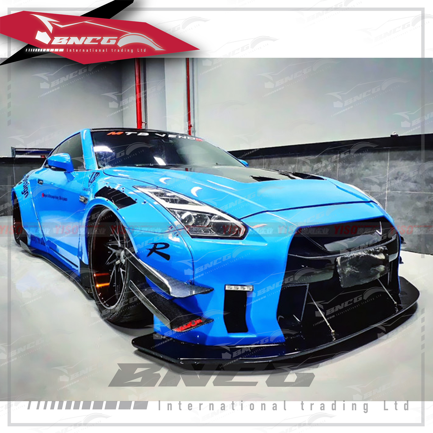 日產 Nissan 東瀛戰神 GTR R35 10-18年式 改裝 卡夢 碳纖維 外觀件 空力套件 LB-2款 寬體