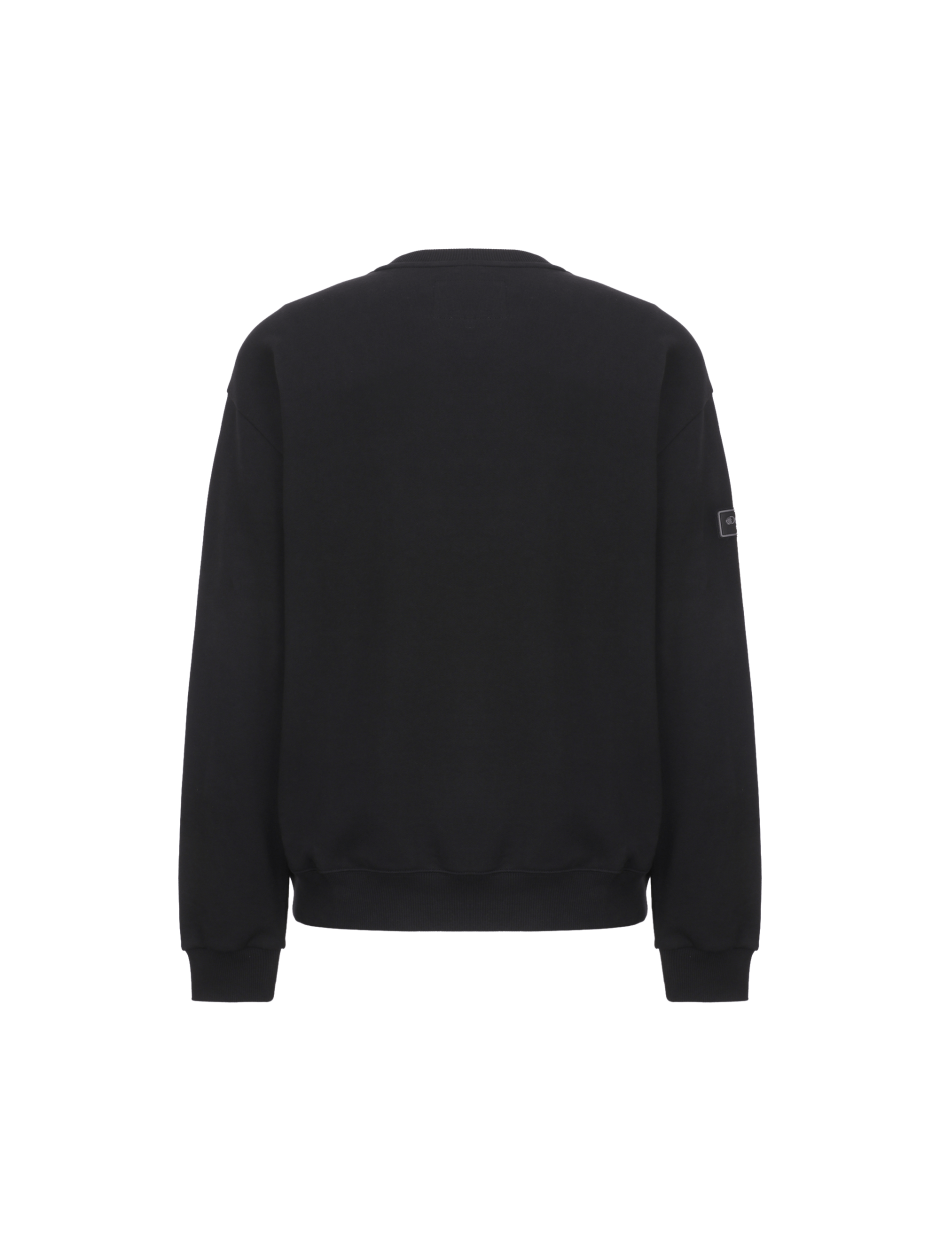 Discovery 小LOGO 塗鴉 T恤 長袖 大學T 黑色 男