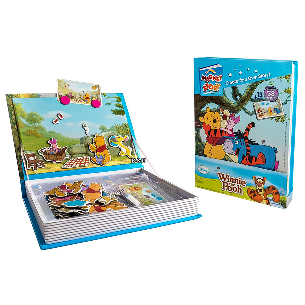 《 Disney 迪士尼 》迪士尼故事磁鐵書:小熊維尼