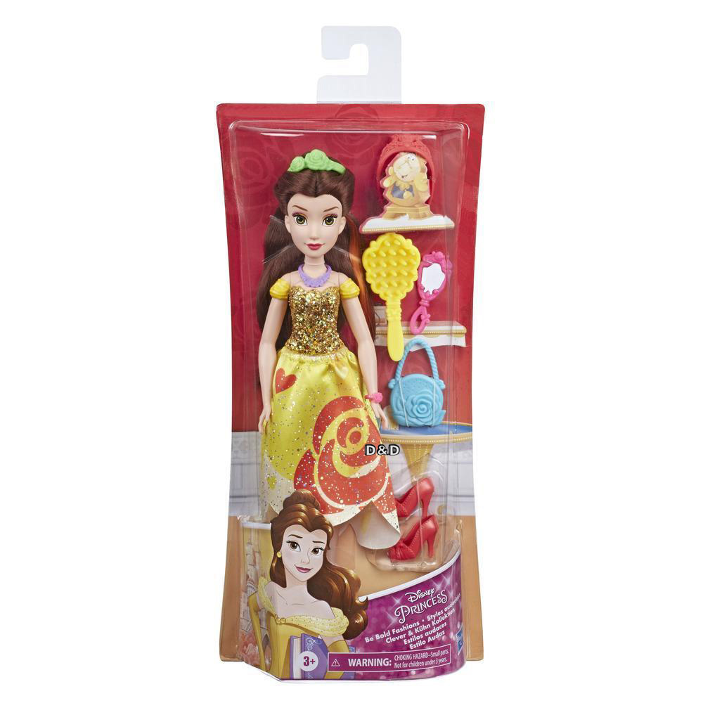 《 Disney 迪士尼 公主 》迪士尼公主與配件組-貝兒