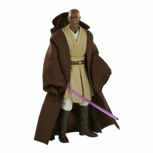 《 STAR WARS 星際大戰 》星際大戰盧卡斯50週年E1黑標6吋人物 - MACE WINDU