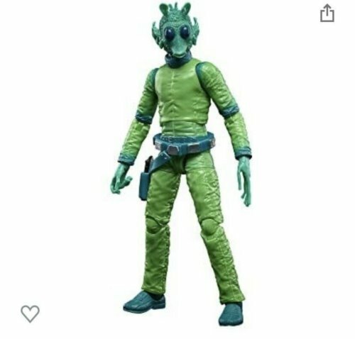 《 STAR WARS 星際大戰 》盧卡斯50週年黑標KEENER 6吋人物 - GREEDO