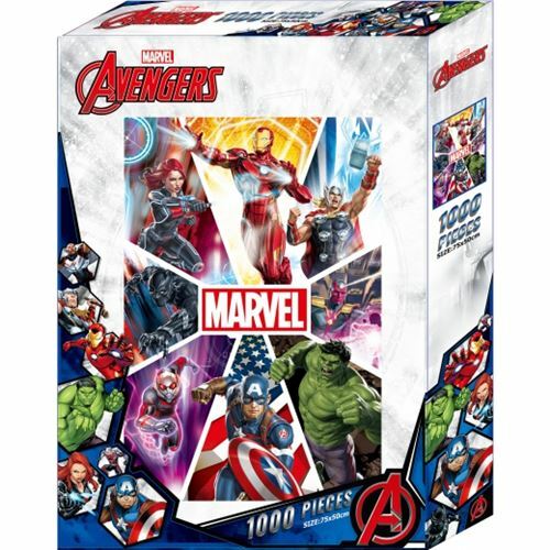 《 MARVEL 》漫威復仇者聯盟1000片盒裝拼圖(D)